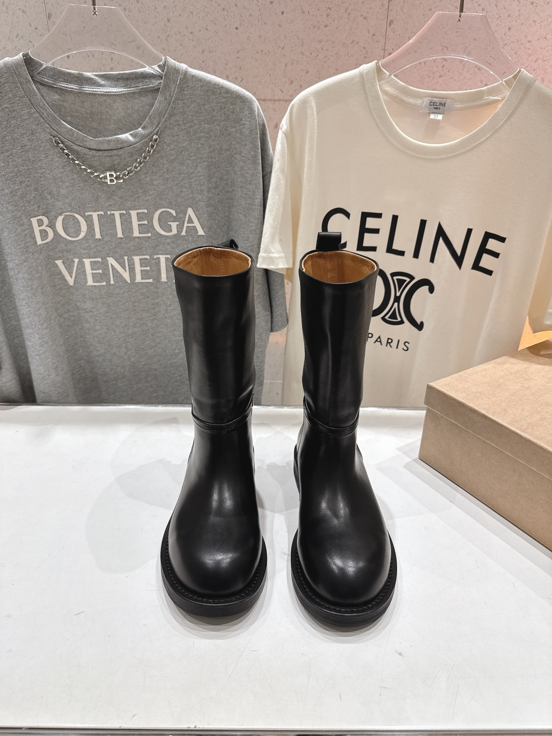 顶级出厂 Renian 小众潮牌～F028秋冬新款复古英伦风短靴切尔西中筒靴马丁靴网红明星小红书狂追热推