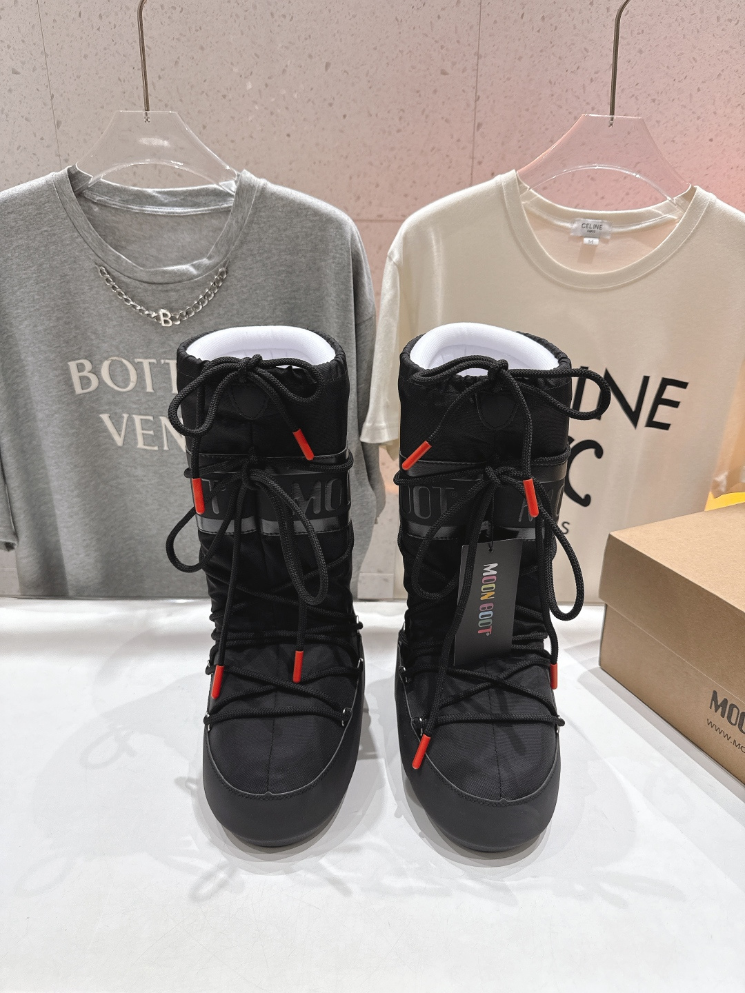 高版本出厂 Moon Boot F060 2025ss秋冬季爆款保暖厚底雪地靴 【丑萌月亮雪地靴】忘了U