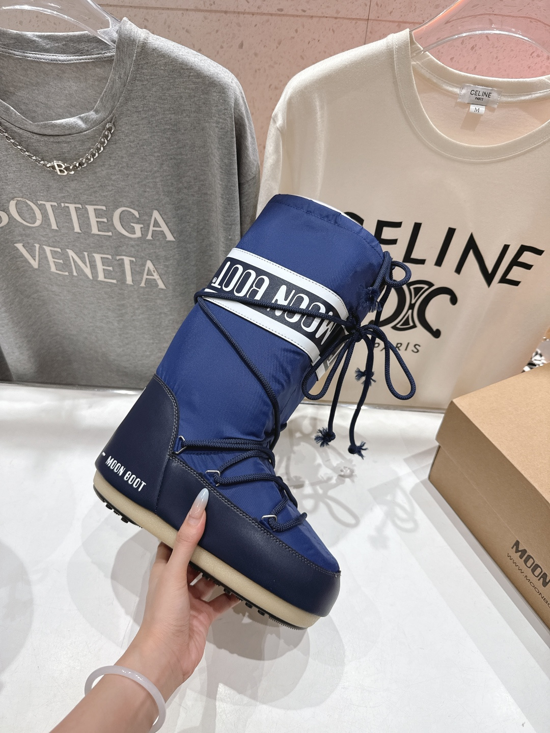 高版本出厂 Moon Boot F060 2025ss秋冬季爆款保暖厚底雪地靴 【丑萌月亮雪地靴】忘了U