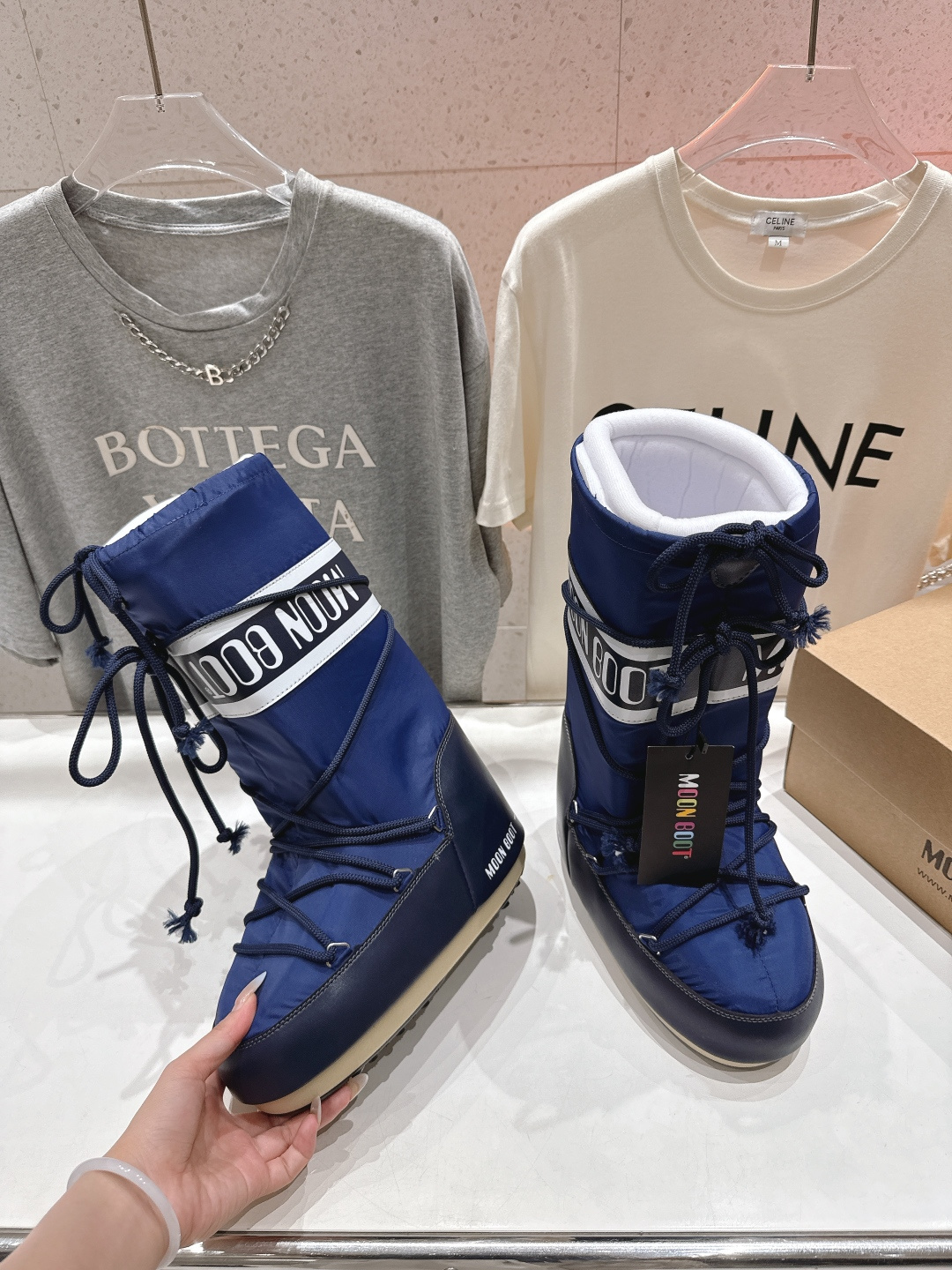 高版本出厂 Moon Boot F060 2025ss秋冬季爆款保暖厚底雪地靴 【丑萌月亮雪地靴】忘了U