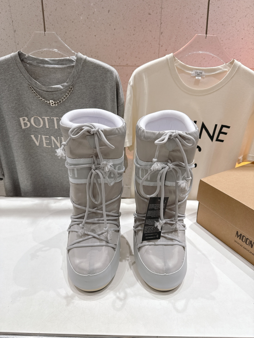高版本出厂 Moon Boot F060 2025ss秋冬季爆款保暖厚底雪地靴 【丑萌月亮雪地靴】忘了U