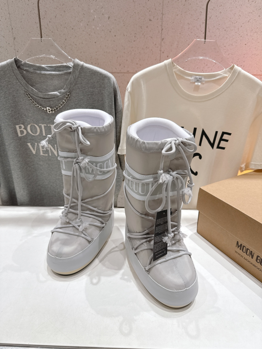高版本出厂 Moon Boot F060 2025ss秋冬季爆款保暖厚底雪地靴 【丑萌月亮雪地靴】忘了U