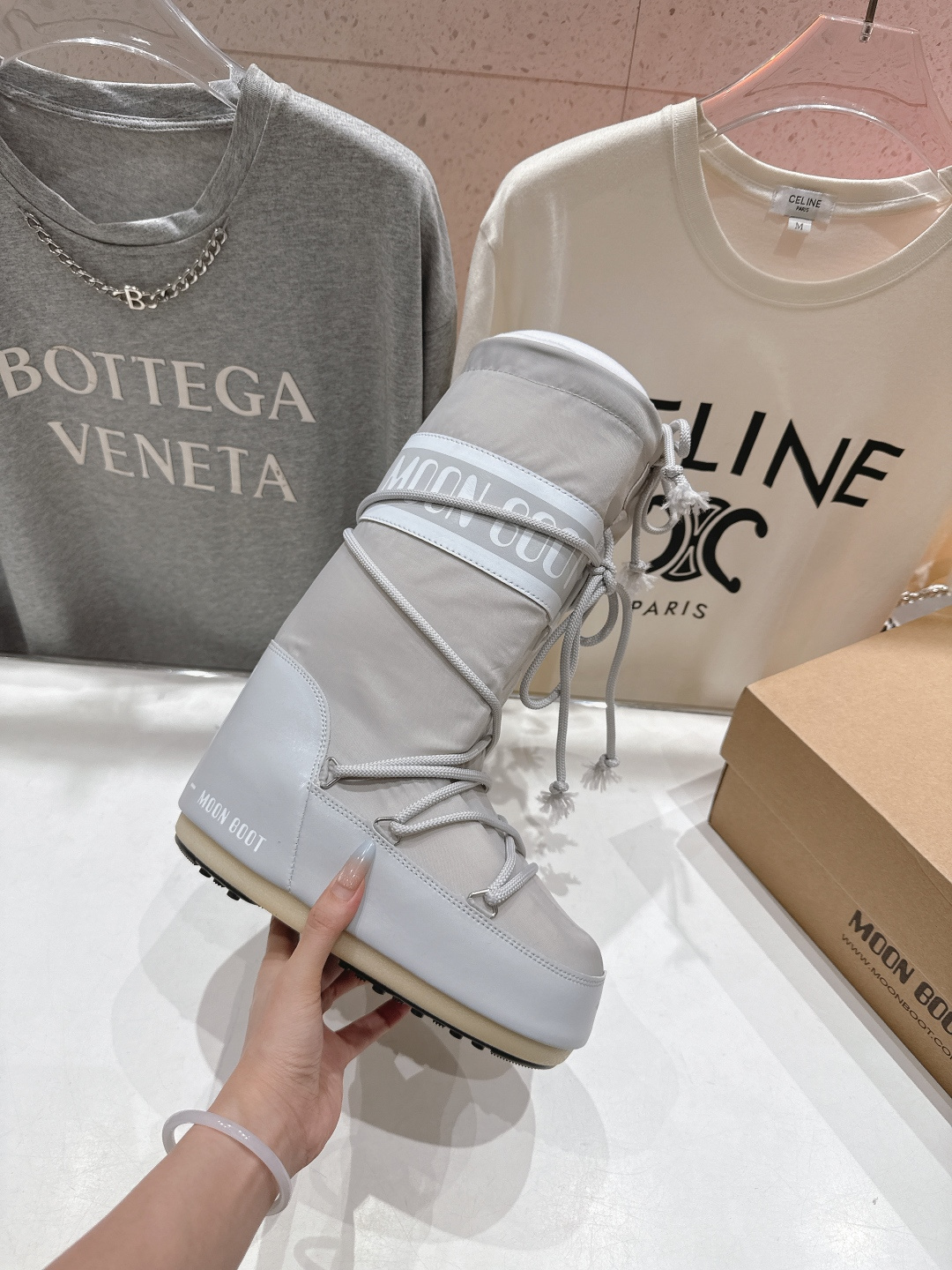 高版本出厂 Moon Boot F060 2025ss秋冬季爆款保暖厚底雪地靴 【丑萌月亮雪地靴】忘了U