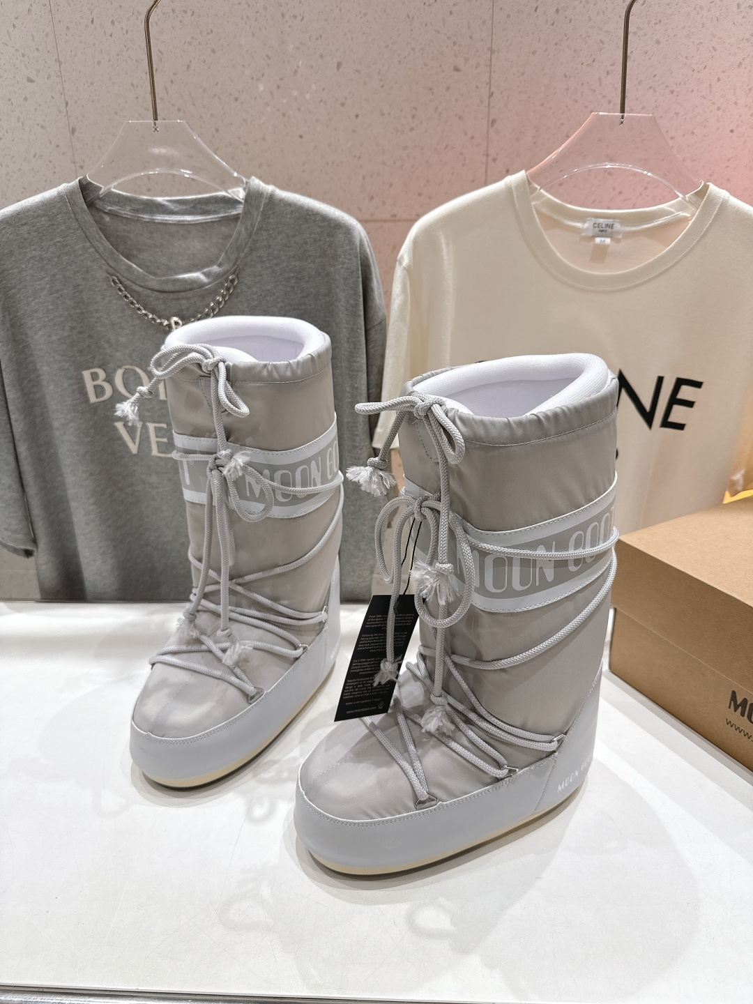 高版本出厂 Moon Boot F060 2025ss秋冬季爆款保暖厚底雪地靴 【丑萌月亮雪地靴】忘了U