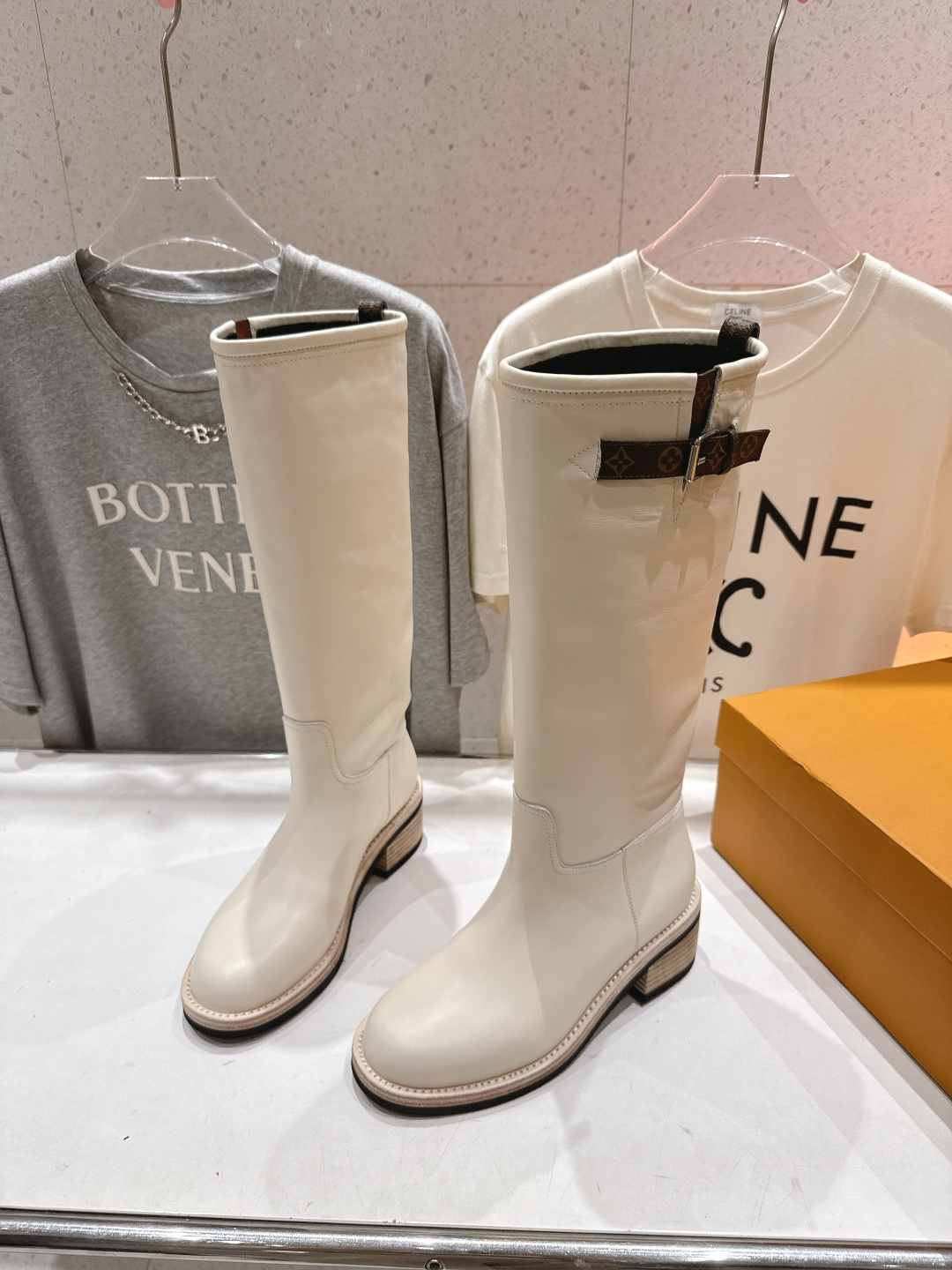 高版本出厂 LOUIS VUITTON 25ss LV驴牌新款英伦风帅气马丁靴骑士靴长靴楦型百搭瘦脚yy