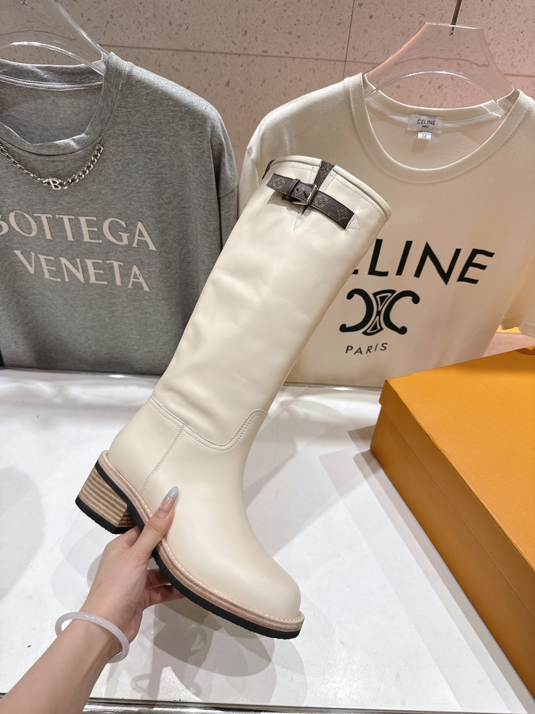 高版本出厂 LOUIS VUITTON 25ss LV驴牌新款英伦风帅气马丁靴骑士靴长靴楦型百搭瘦脚yy