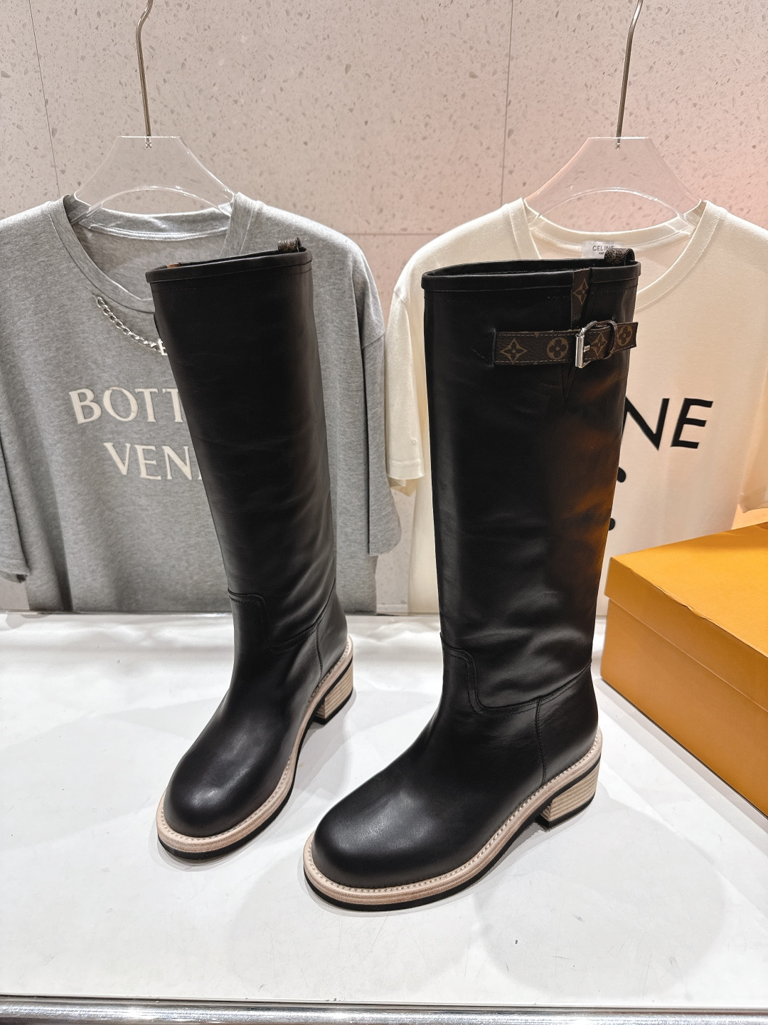 高版本出厂 LOUIS VUITTON 25ss LV驴牌新款英伦风帅气马丁靴骑士靴长靴楦型百搭瘦脚yy