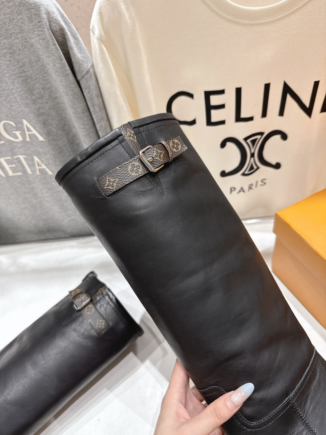 高版本出厂 LOUIS VUITTON 25ss LV驴牌新款英伦风帅气马丁靴骑士靴长靴楦型百搭瘦脚yy