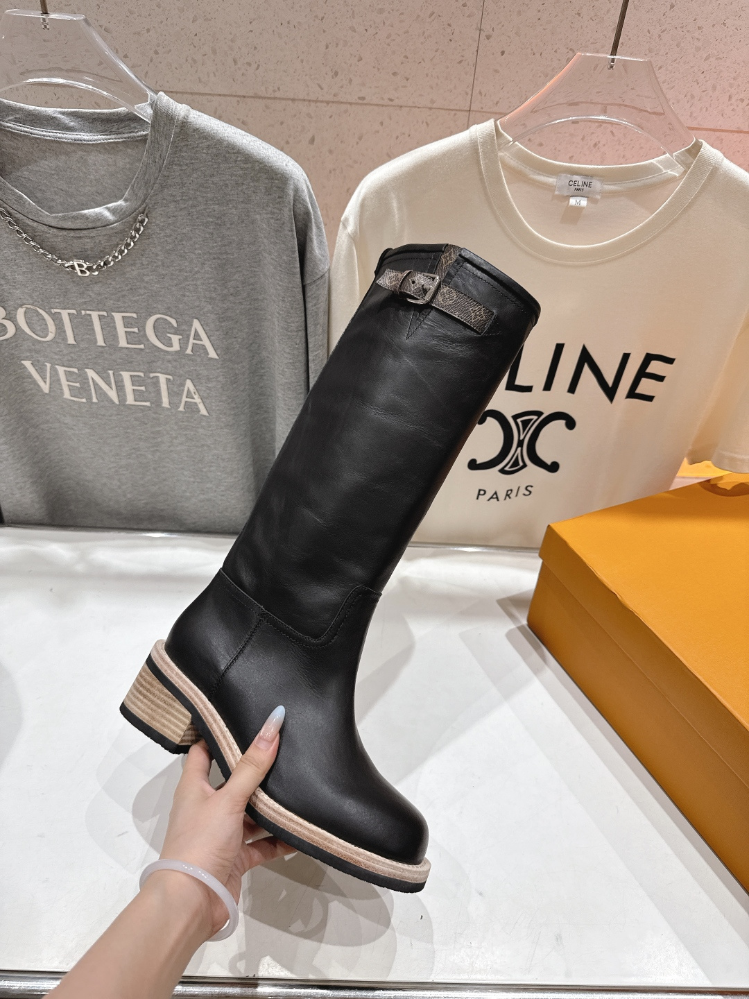 高版本出厂 LOUIS VUITTON 25ss LV驴牌新款英伦风帅气马丁靴骑士靴长靴楦型百搭瘦脚yy