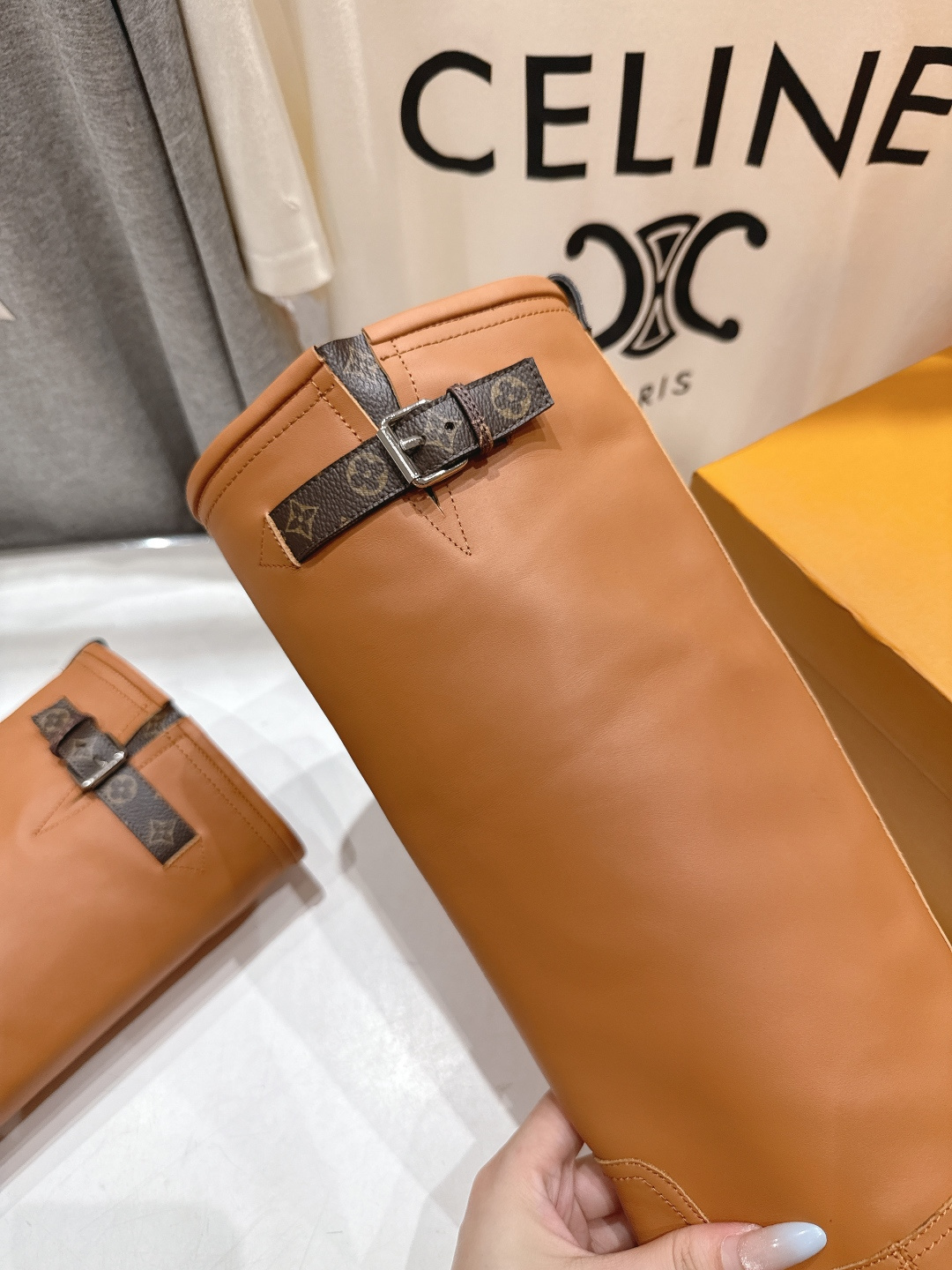 高版本出厂 LOUIS VUITTON 25ss LV驴牌新款英伦风帅气马丁靴骑士靴长靴楦型百搭瘦脚yy