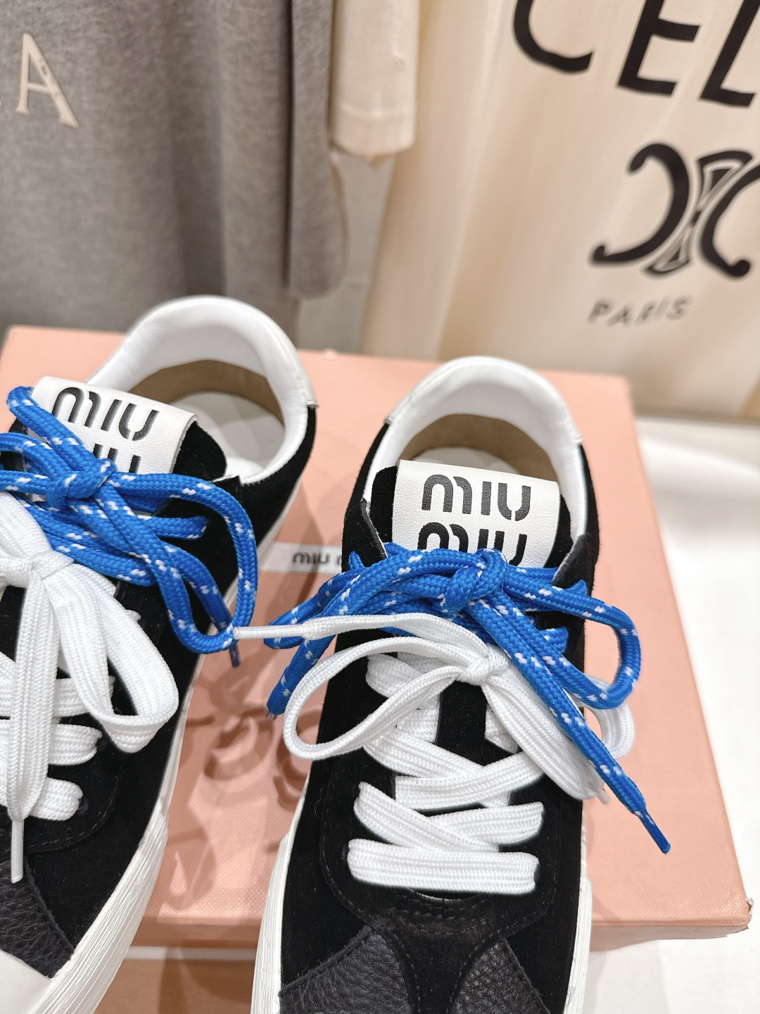 高版本出厂 MiuMiu/缪缪F032 2025ss新款系带小白鞋运动休闲鞋 这款系带运动休闲鞋～日常穿