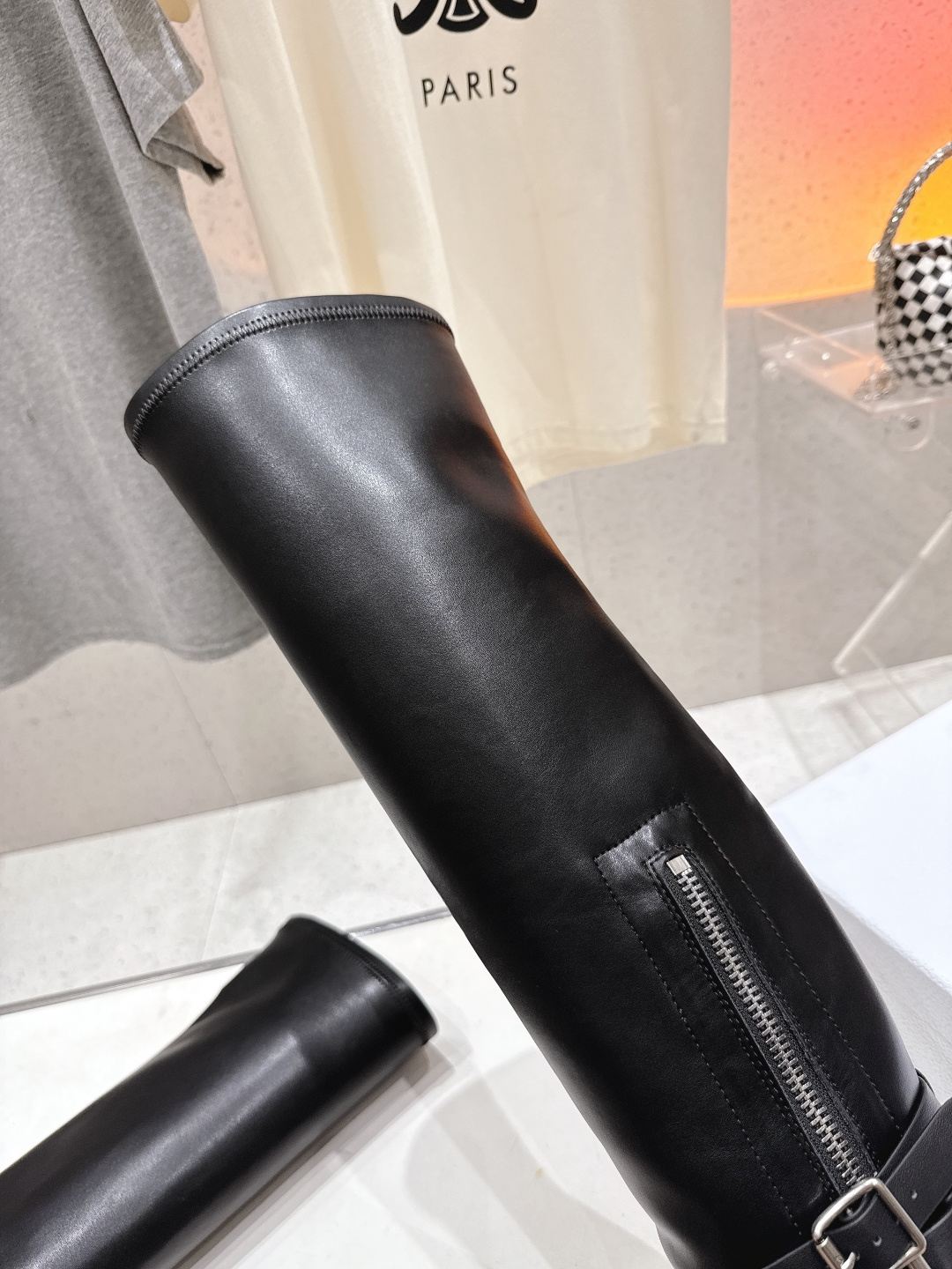 高版本出厂 Dior/迪奥D家F019 2025ss秋冬新品布洛克弹力长靴，经久不衰的马丁靴造型，彰显经