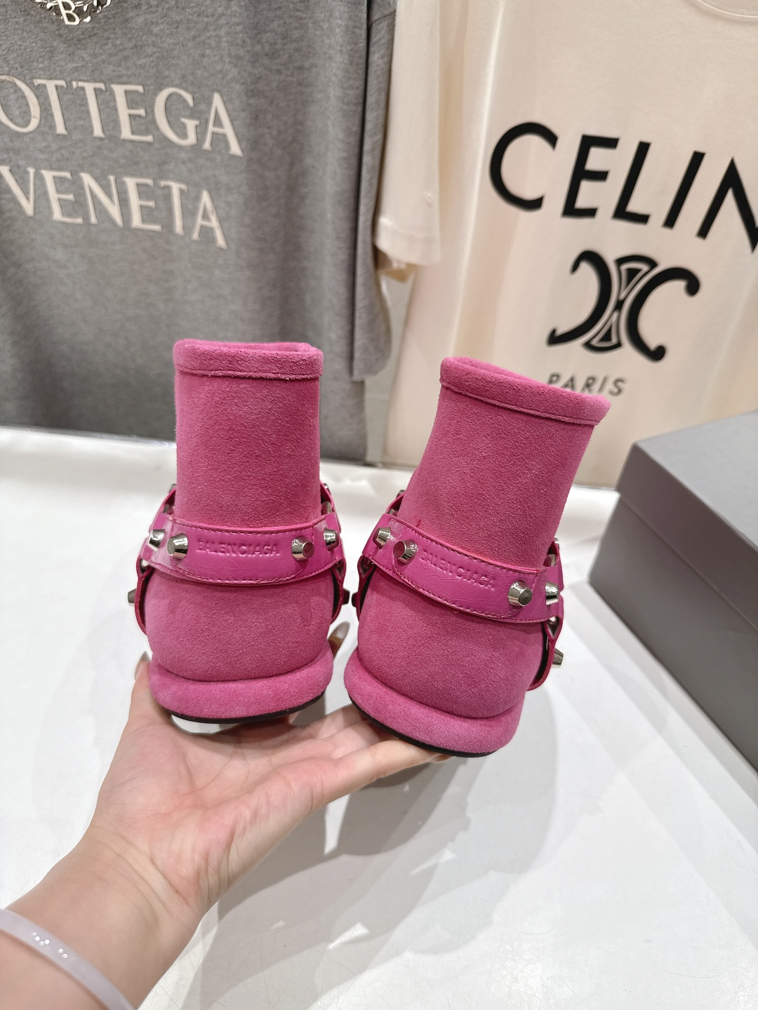 高版本出厂 BALENCIAGA*巴黎世家F043 2025ss秋冬新款羊毛短靴雪地靴冬日凛凛🏂🏻不可缺