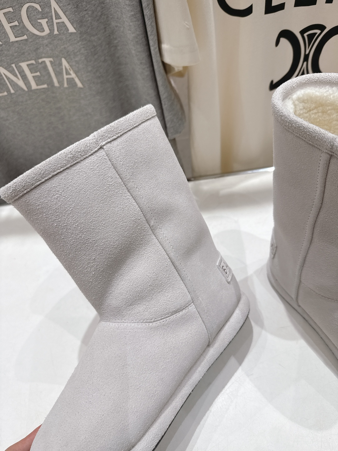 高版本出厂 BALENCIAGA*巴黎世家F043 2025ss秋冬新款羊毛短靴雪地靴冬日凛凛🏂🏻不可缺