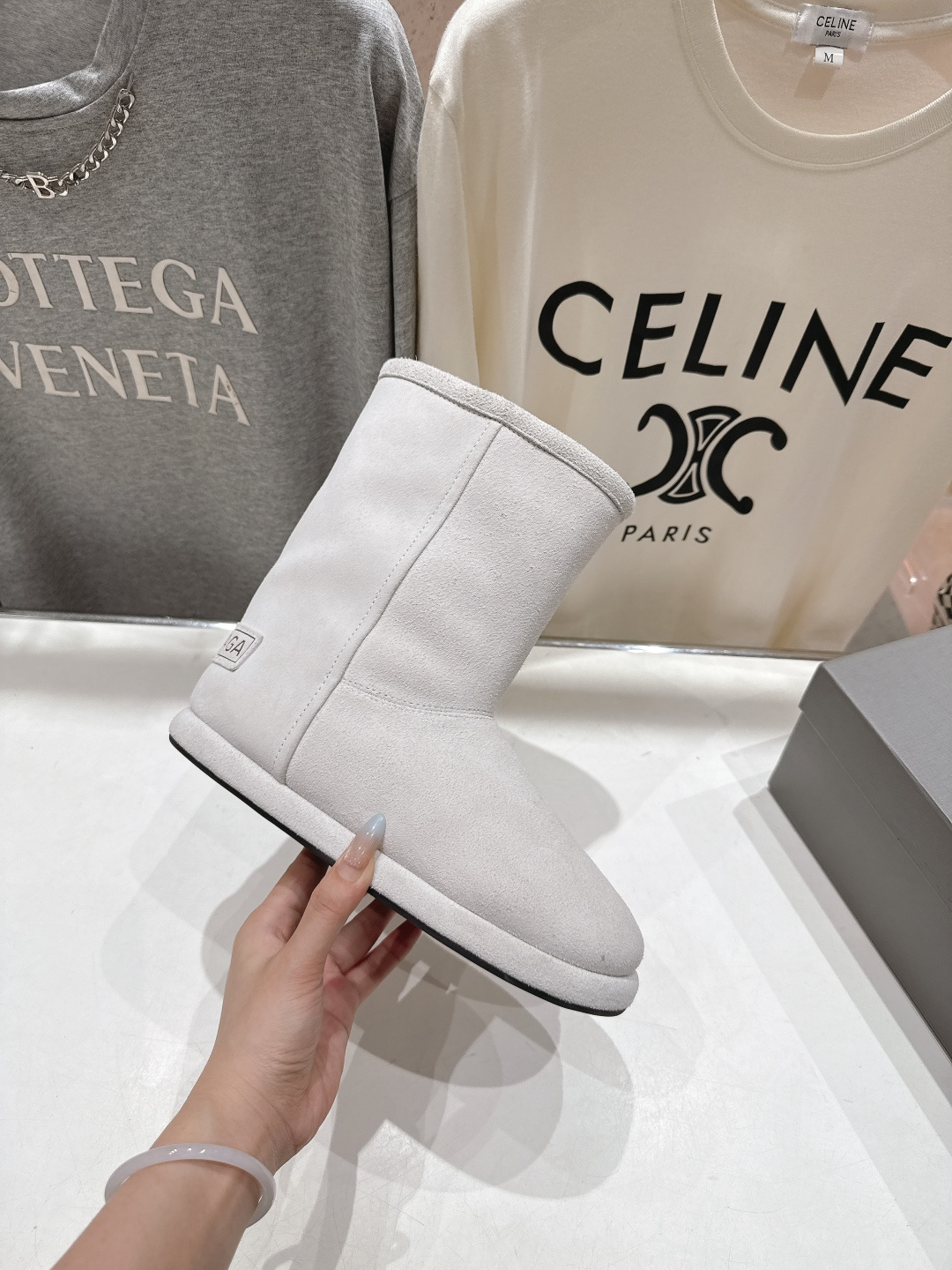 高版本出厂 BALENCIAGA*巴黎世家F043 2025ss秋冬新款羊毛短靴雪地靴冬日凛凛🏂🏻不可缺