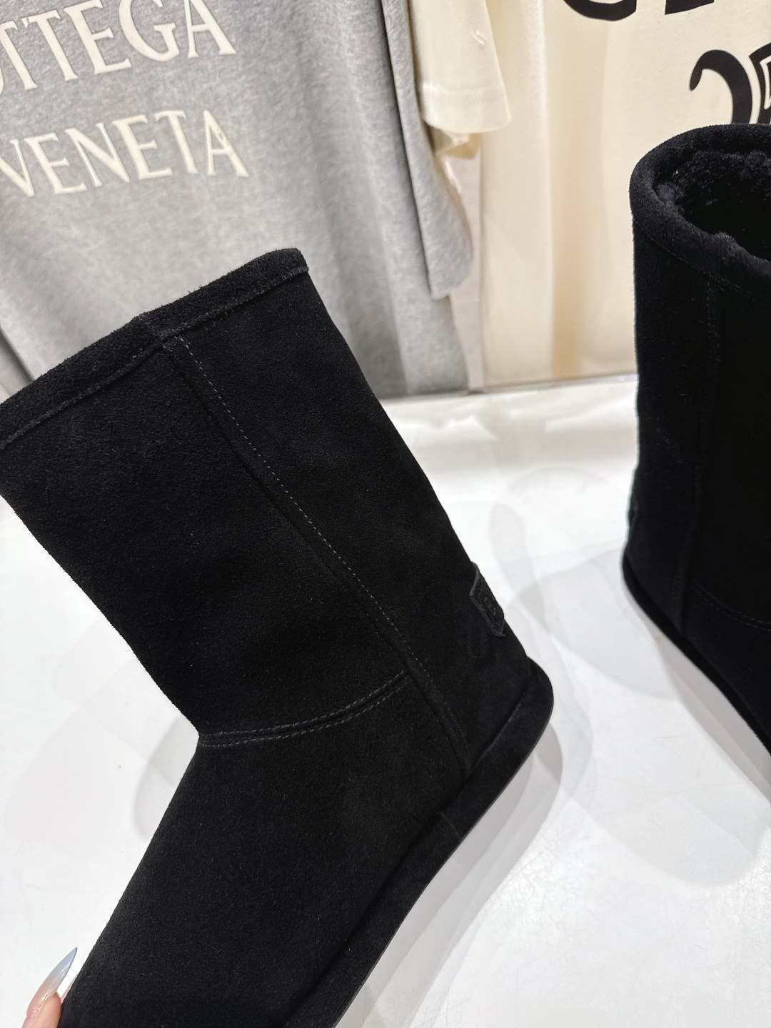 高版本出厂 BALENCIAGA*巴黎世家F043 2025ss秋冬新款羊毛短靴雪地靴冬日凛凛🏂🏻不可缺