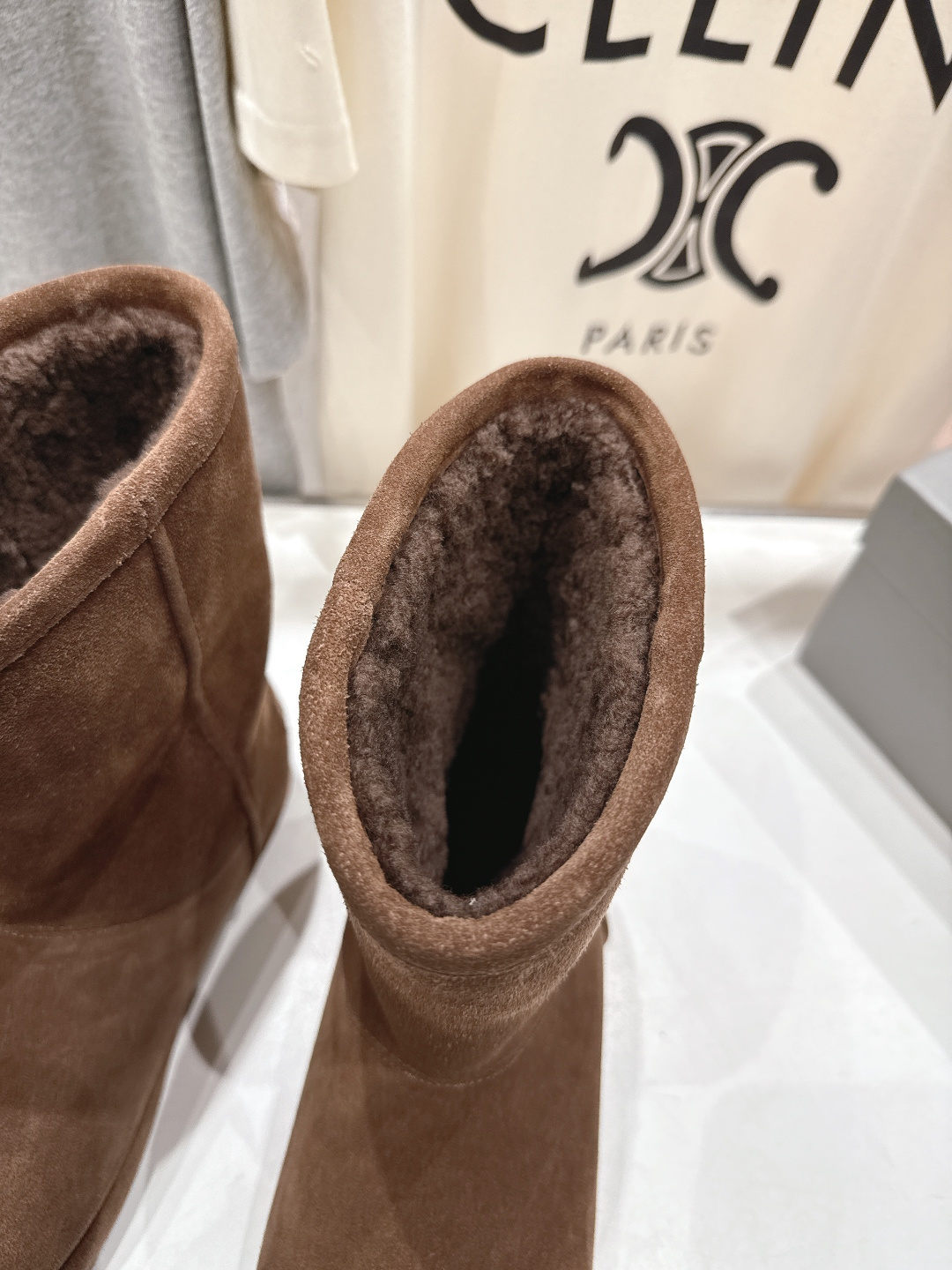 高版本出厂 BALENCIAGA*巴黎世家F043 2025ss秋冬新款羊毛短靴雪地靴冬日凛凛🏂🏻不可缺