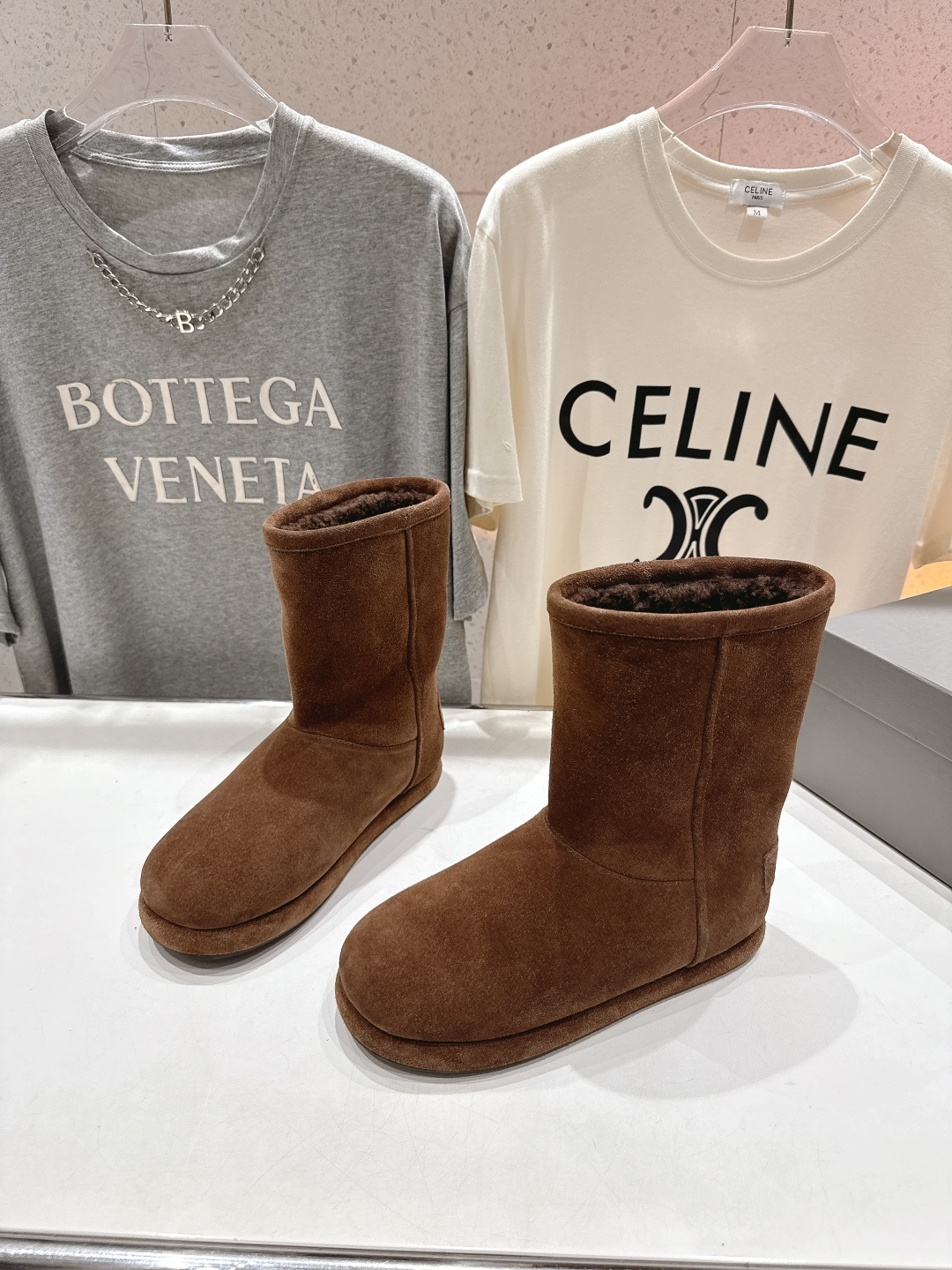 高版本出厂 BALENCIAGA*巴黎世家F043 2025ss秋冬新款羊毛短靴雪地靴冬日凛凛🏂🏻不可缺