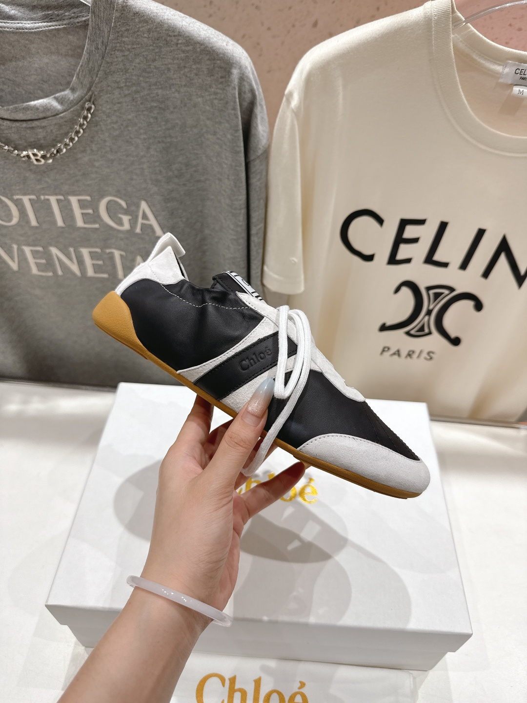 高版本出厂 Chloe 克洛伊F022 new arrival～蔻依25ss全新KICK小白鞋系列休闲跑