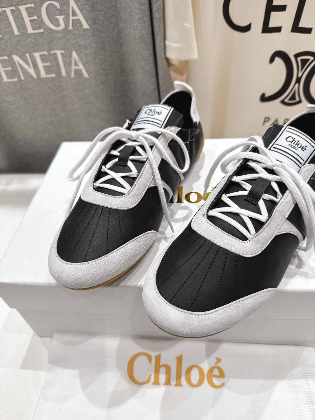 高版本出厂 Chloe 克洛伊F022 new arrival～蔻依25ss全新KICK小白鞋系列休闲跑