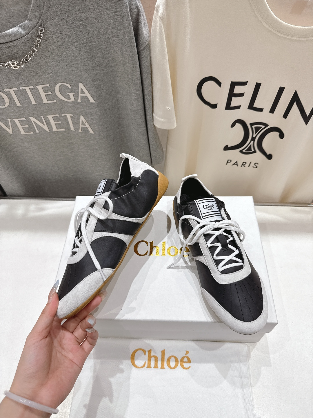 高版本出厂 Chloe 克洛伊F022 new arrival～蔻依25ss全新KICK小白鞋系列休闲跑