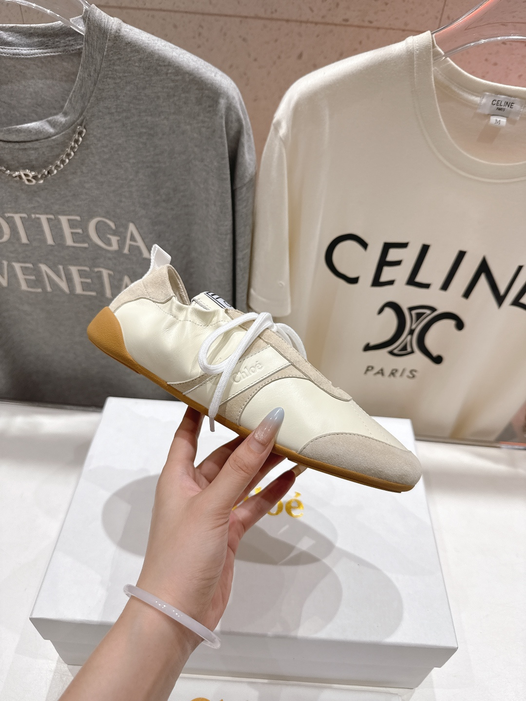 高版本出厂 Chloe 克洛伊F022 new arrival～蔻依25ss全新KICK小白鞋系列休闲跑