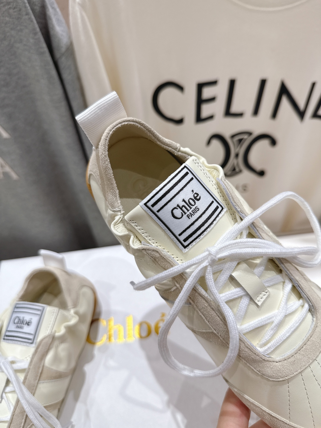 高版本出厂 Chloe 克洛伊F022 new arrival～蔻依25ss全新KICK小白鞋系列休闲跑