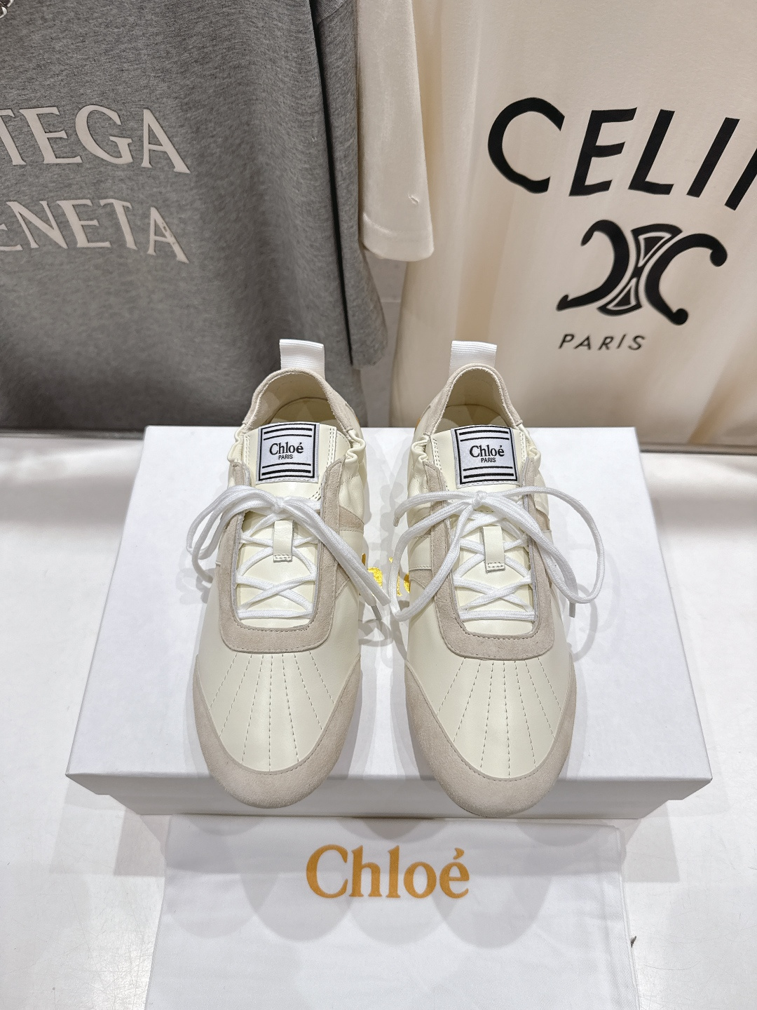 高版本出厂 Chloe 克洛伊F022 new arrival～蔻依25ss全新KICK小白鞋系列休闲跑