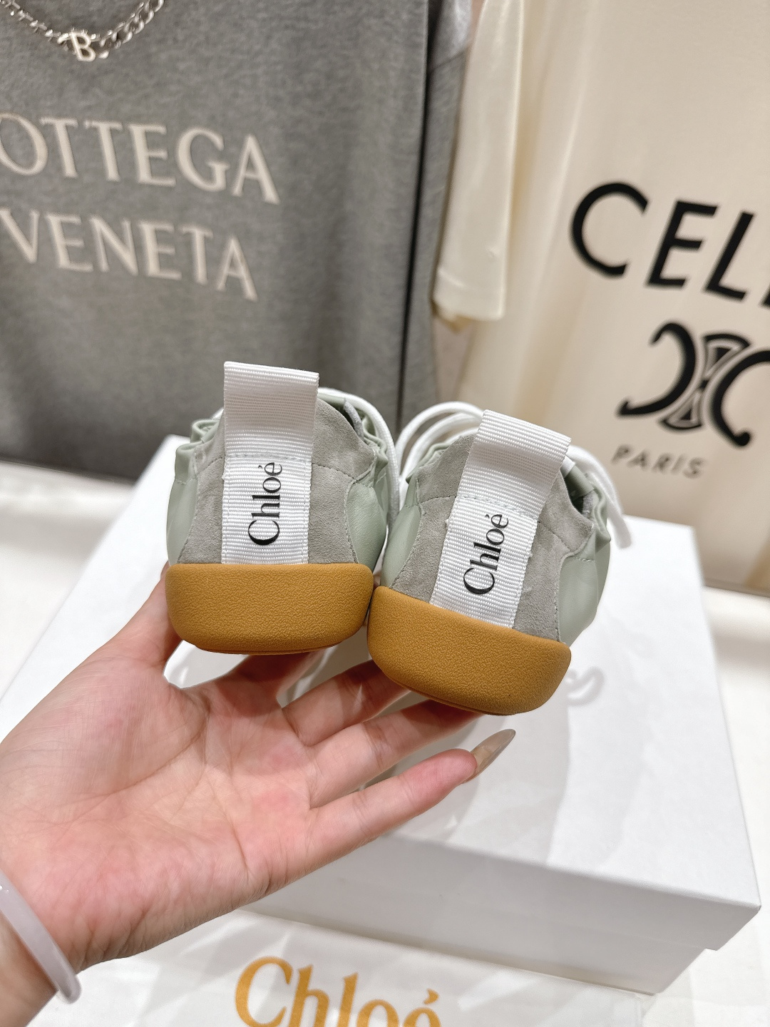 高版本出厂 Chloe 克洛伊F022 new arrival～蔻依25ss全新KICK小白鞋系列休闲跑