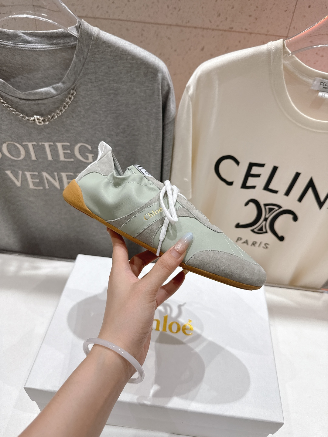 高版本出厂 Chloe 克洛伊F022 new arrival～蔻依25ss全新KICK小白鞋系列休闲跑