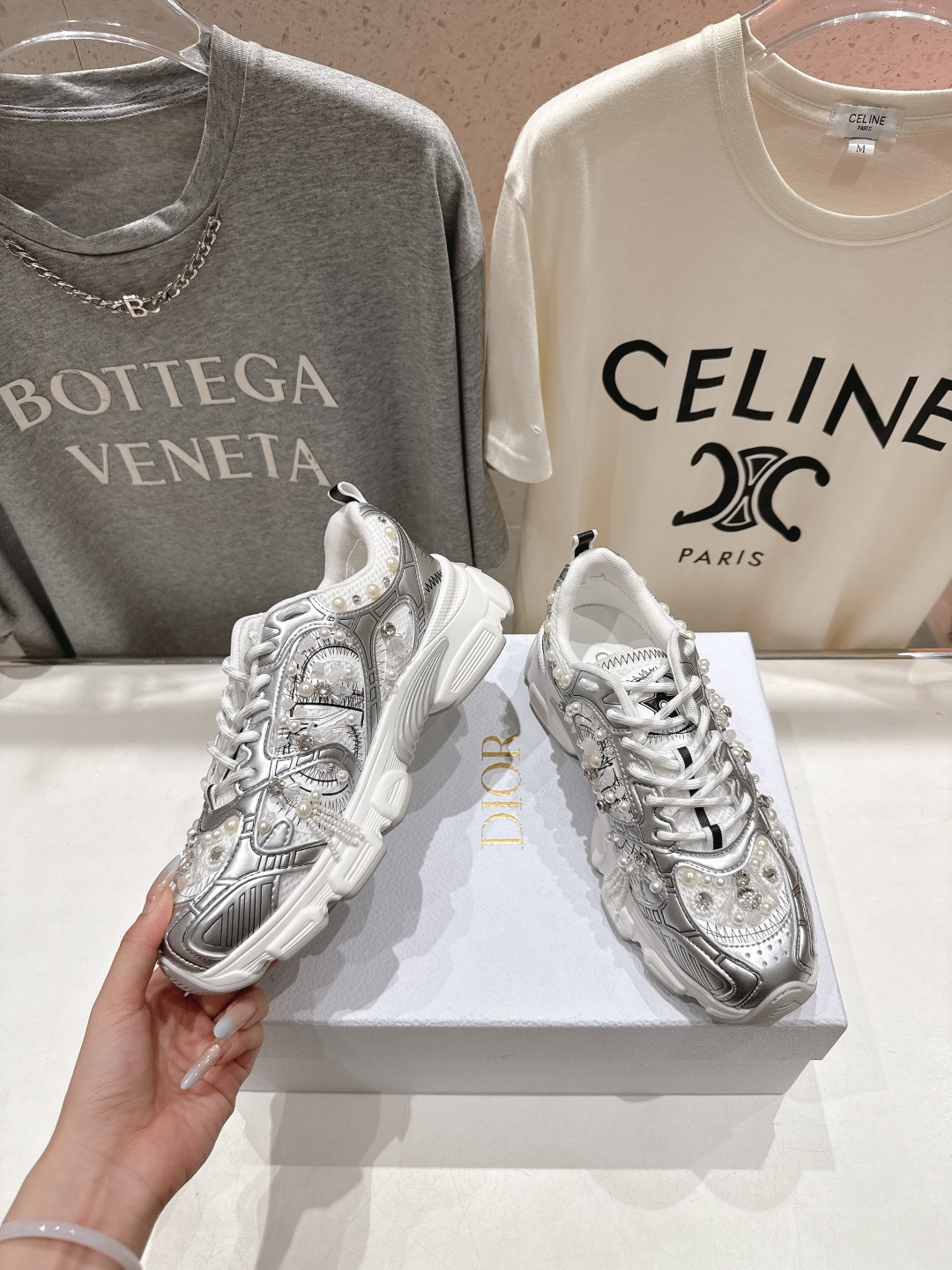 高版本出厂 毛里加20 Dior*迪奥D家2025ss秋季走秀新款休闲运动鞋老爹鞋 可做毛里原版购入开发