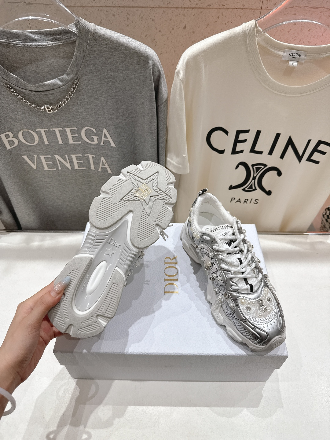 高版本出厂 毛里加20 Dior*迪奥D家2025ss秋季走秀新款休闲运动鞋老爹鞋 可做毛里原版购入开发