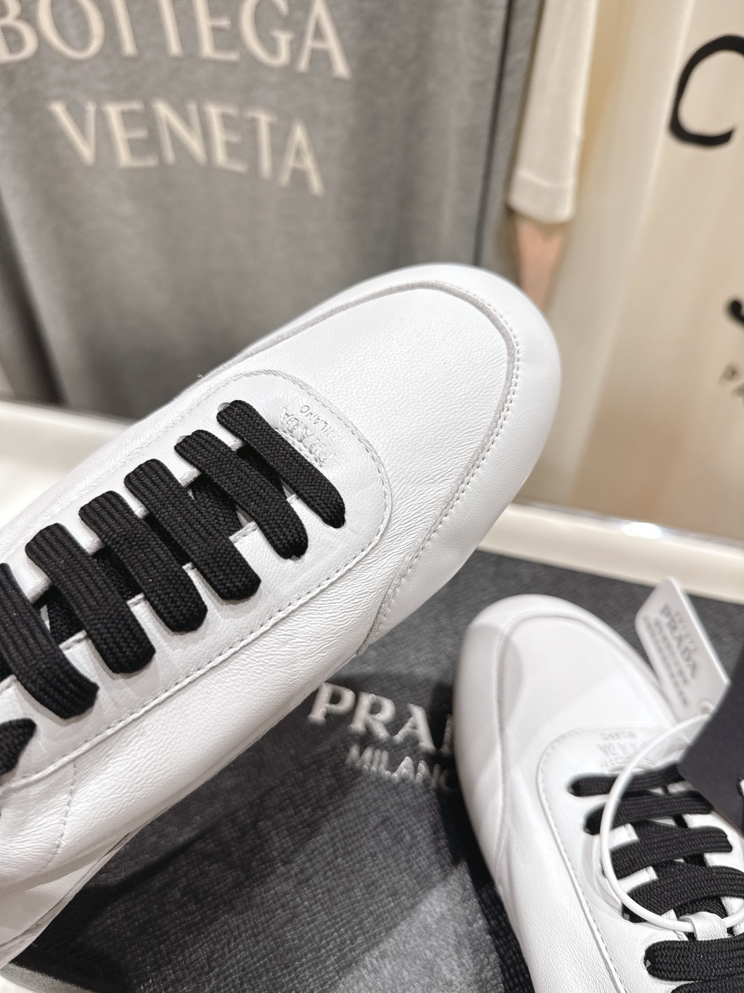 高版本出厂 Prada*普拉达P家F029 25ssfw～new新款系带玛丽珍休闲鞋芭蕾舞鞋，低调奢华懒