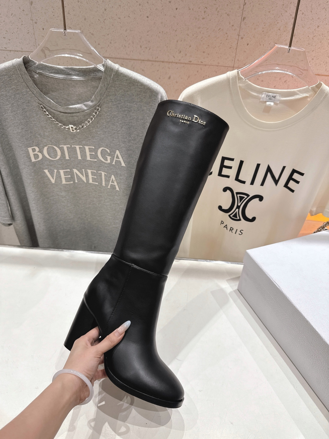 高版本出厂 Dior*迪奥D家F031 2025ss秋冬新款️高跟长靴，强烈推荐款～气质十足的女王范.最