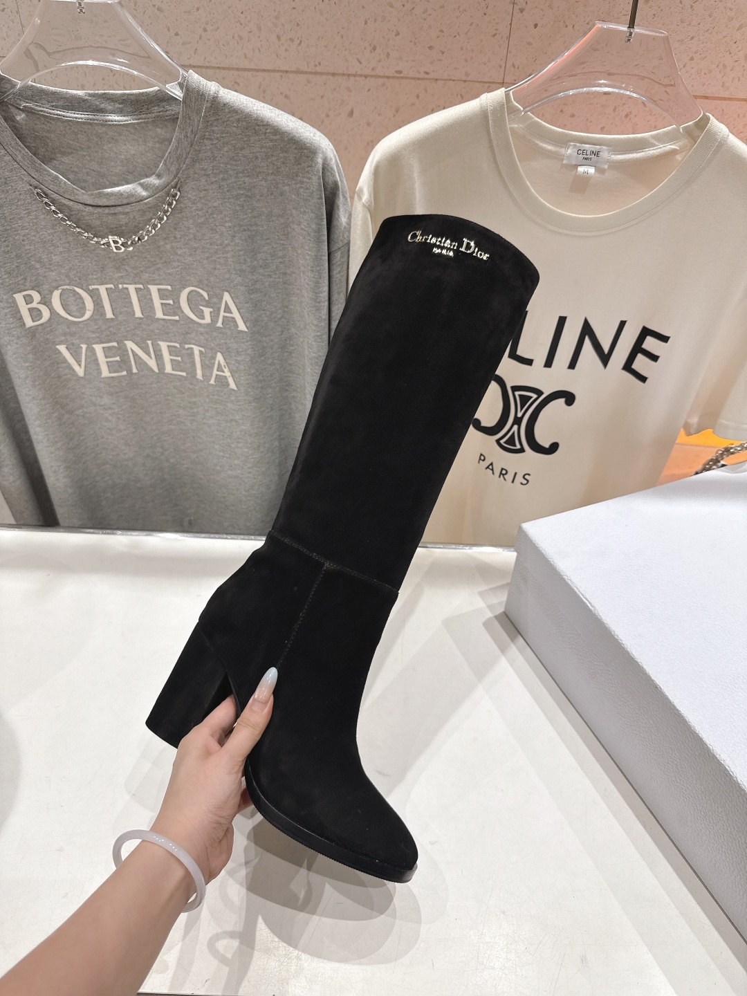 高版本出厂 Dior*迪奥D家F031 2025ss秋冬新款️高跟长靴，强烈推荐款～气质十足的女王范.最