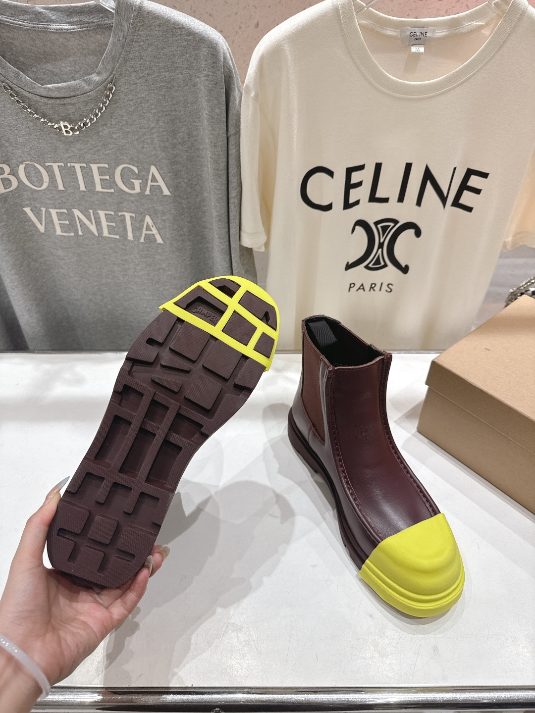 高版本出厂 情侣款👫 Camper西班牙潮牌25ss秋冬新款休闲鞋小短靴……【情侣胶头两穿款休闲鞋】原版