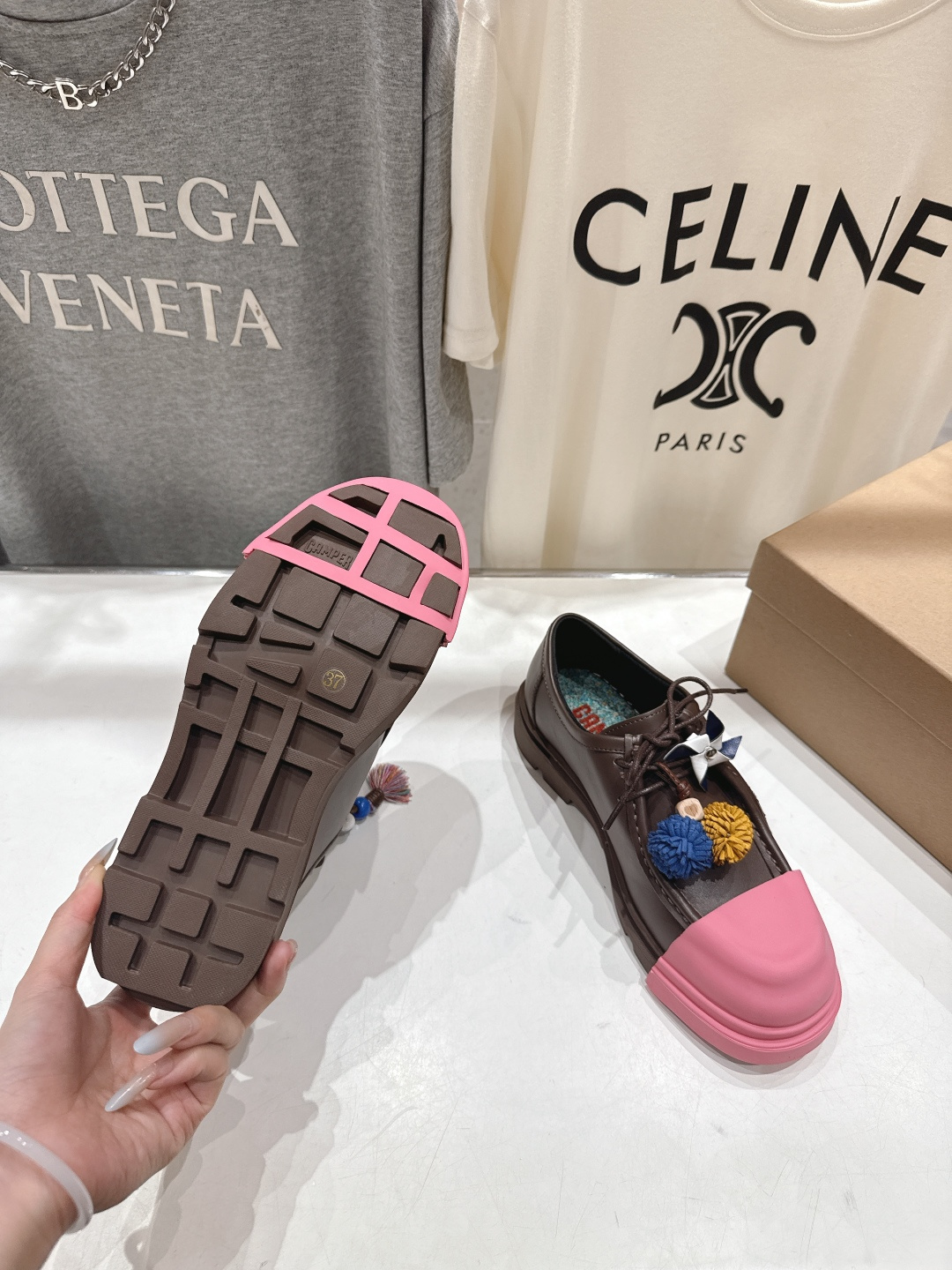 高版本出厂 情侣款👫 Camper西班牙潮牌25ss新款情侣休闲鞋……【情侣胶头两穿款休闲鞋】原版一比一