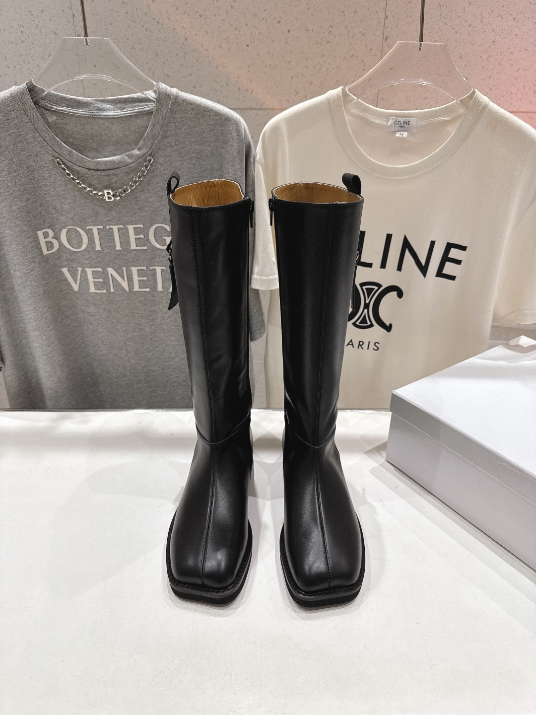 高版本出厂 皮面 Maison Margiela | MM6马吉拉秋冬新款超有感的高筒靴骑士靴长靴恰到好