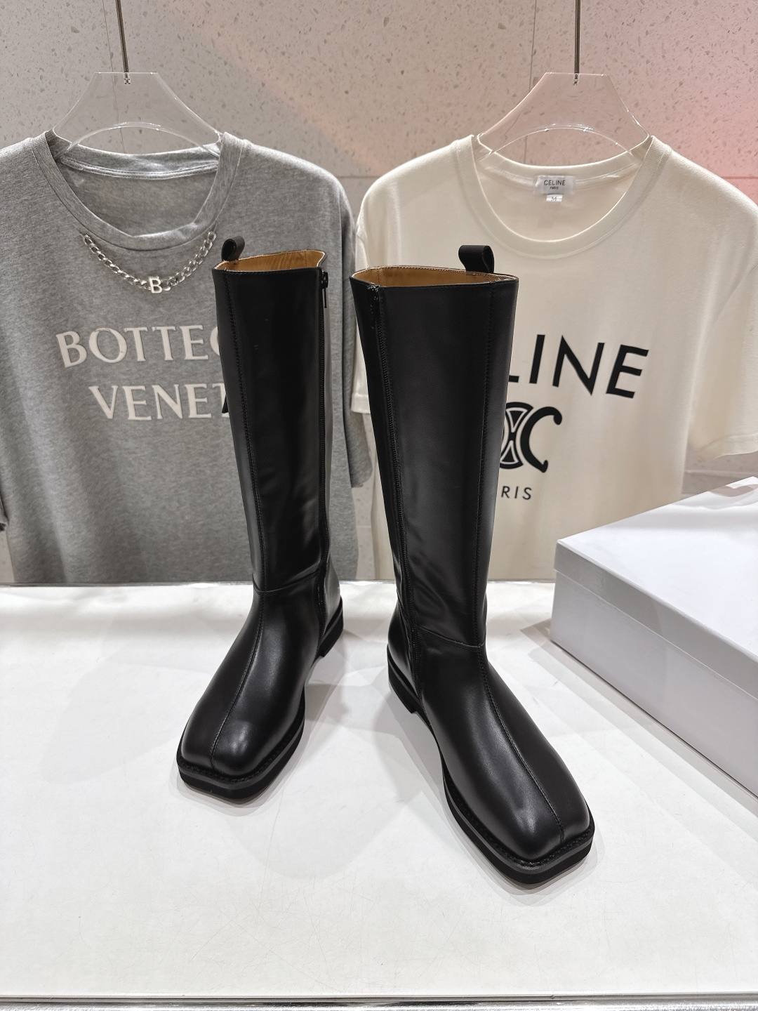 高版本出厂 皮面 Maison Margiela | MM6马吉拉秋冬新款超有感的高筒靴骑士靴长靴恰到好