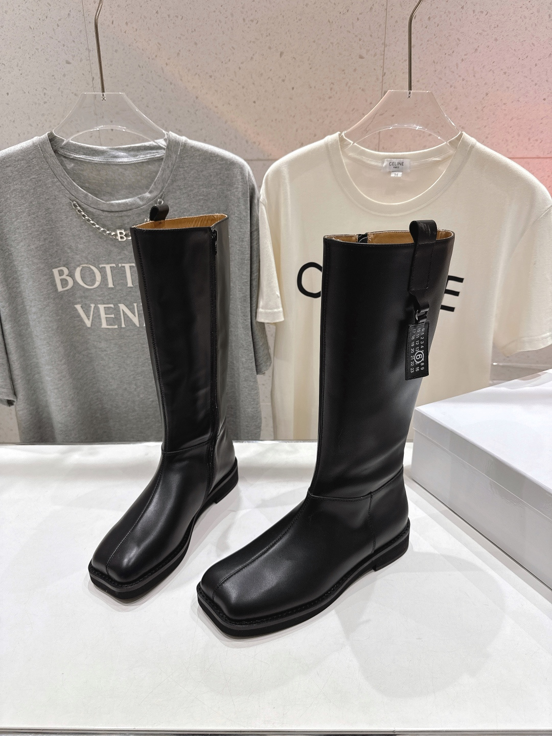 高版本出厂 皮面 Maison Margiela | MM6马吉拉秋冬新款超有感的高筒靴骑士靴长靴恰到好