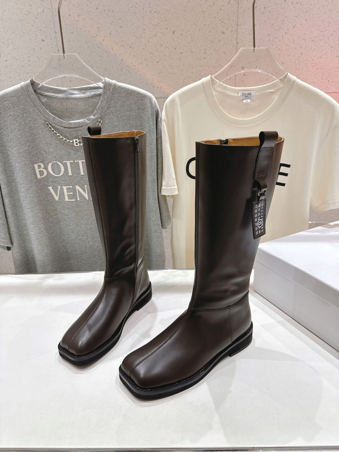 高版本出厂 皮面 Maison Margiela | MM6马吉拉秋冬新款超有感的高筒靴骑士靴长靴恰到好