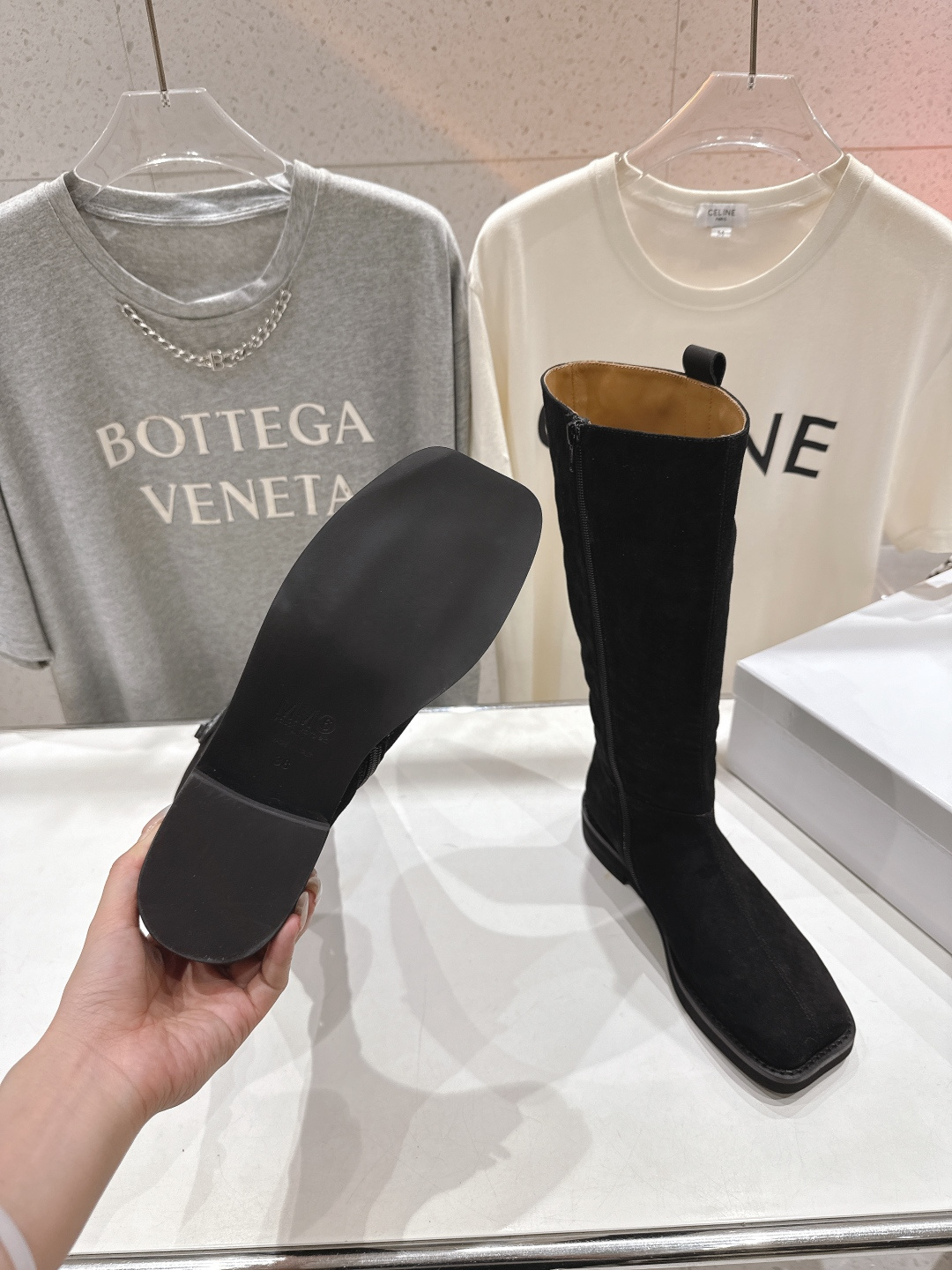 高版本出厂 Maison Margiela | MM6马吉拉秋冬新款超有感的高筒靴骑士靴长靴恰到好处的筒