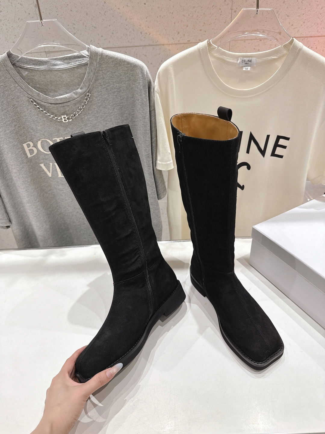 高版本出厂 Maison Margiela | MM6马吉拉秋冬新款超有感的高筒靴骑士靴长靴恰到好处的筒