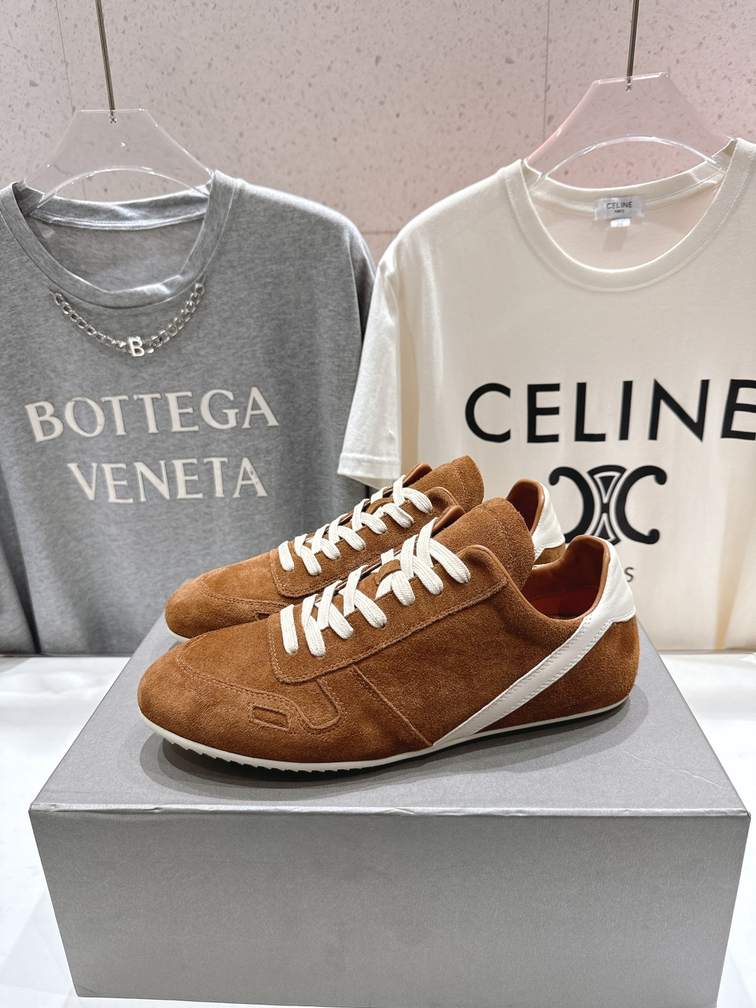 高版本出厂 男码+10 Rick Owens欧文斯F024 2025ss新款情侣款复古运动休闲鞋德训鞋阿