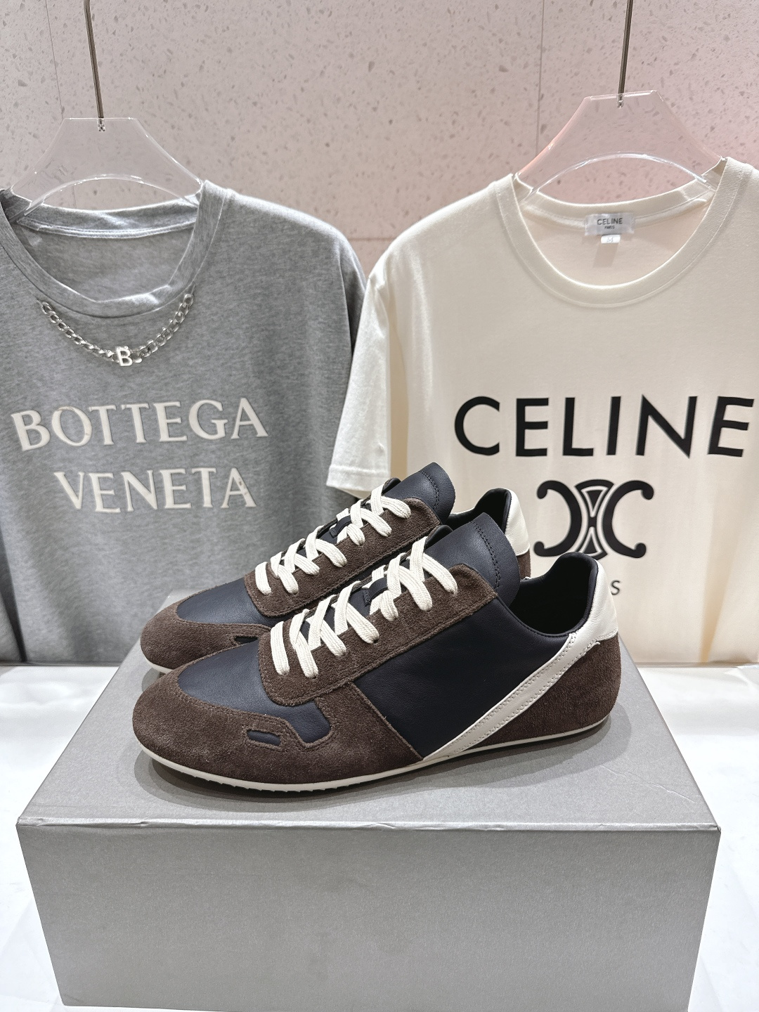 高版本出厂 男码+10 Rick Owens欧文斯F024 2025ss新款情侣款复古运动休闲鞋德训鞋阿