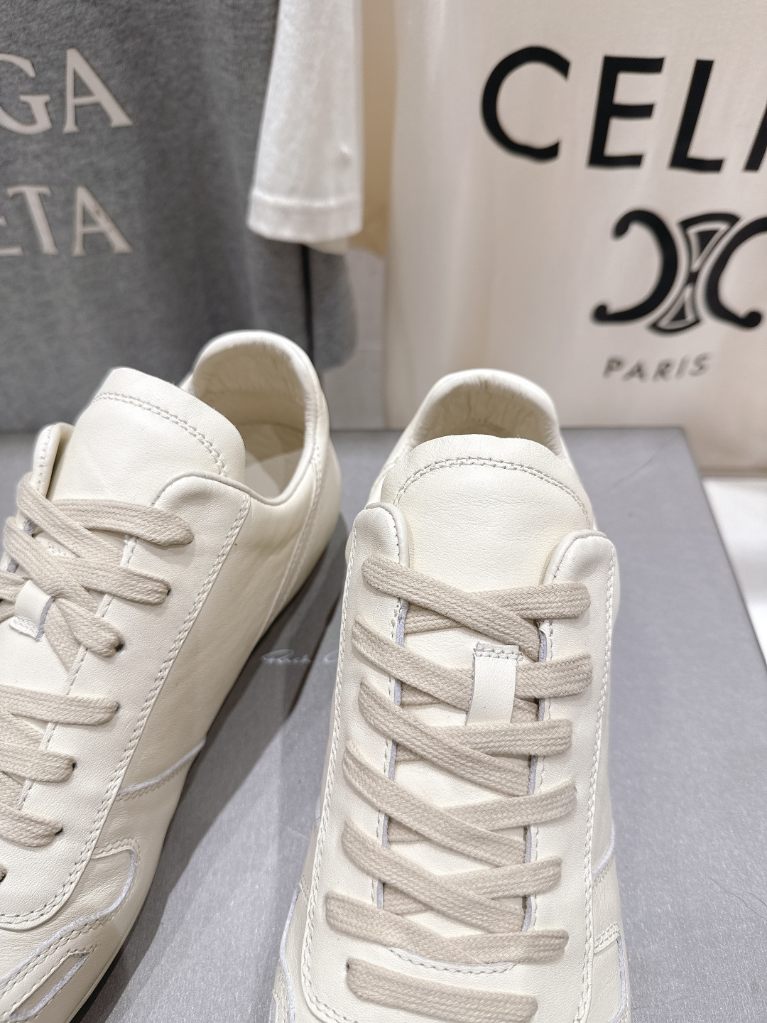 高版本出厂 男码+10 Rick Owens欧文斯F024 2025ss新款情侣款复古运动休闲鞋德训鞋阿