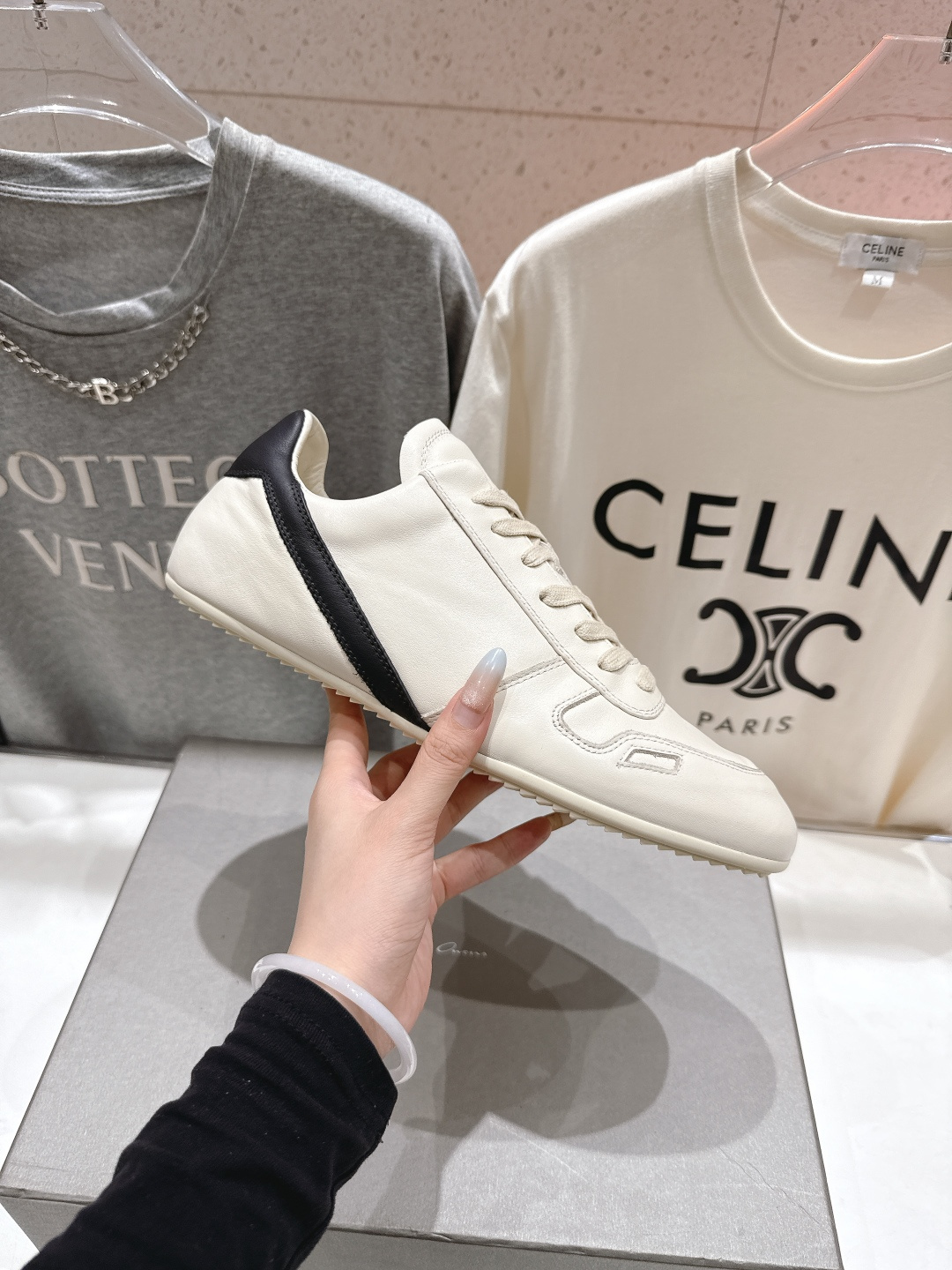 高版本出厂 男码+10 Rick Owens欧文斯F024 2025ss新款情侣款复古运动休闲鞋德训鞋阿