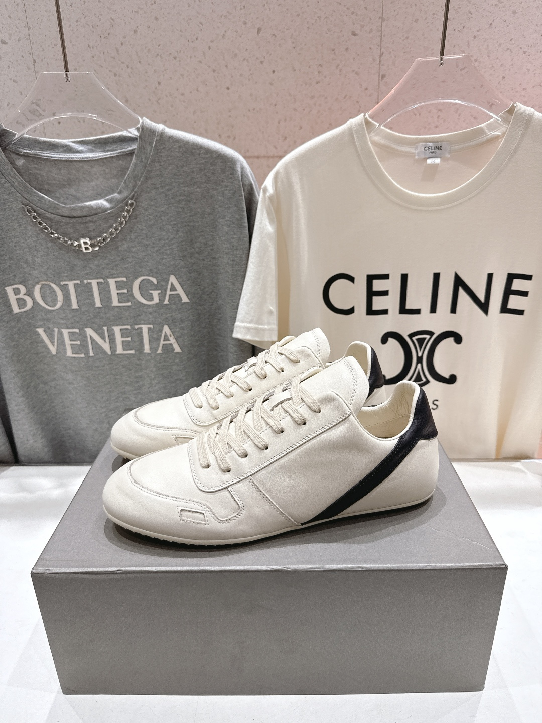 高版本出厂 男码+10 Rick Owens欧文斯F024 2025ss新款情侣款复古运动休闲鞋德训鞋阿