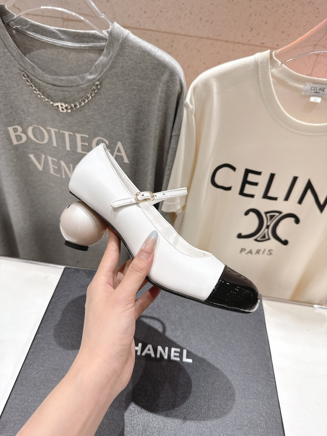 高版本出厂 Chanel/香奈儿小香F013 2026ss早春新款圆球跟玛丽珍高跟鞋时装单鞋简直是时尚作