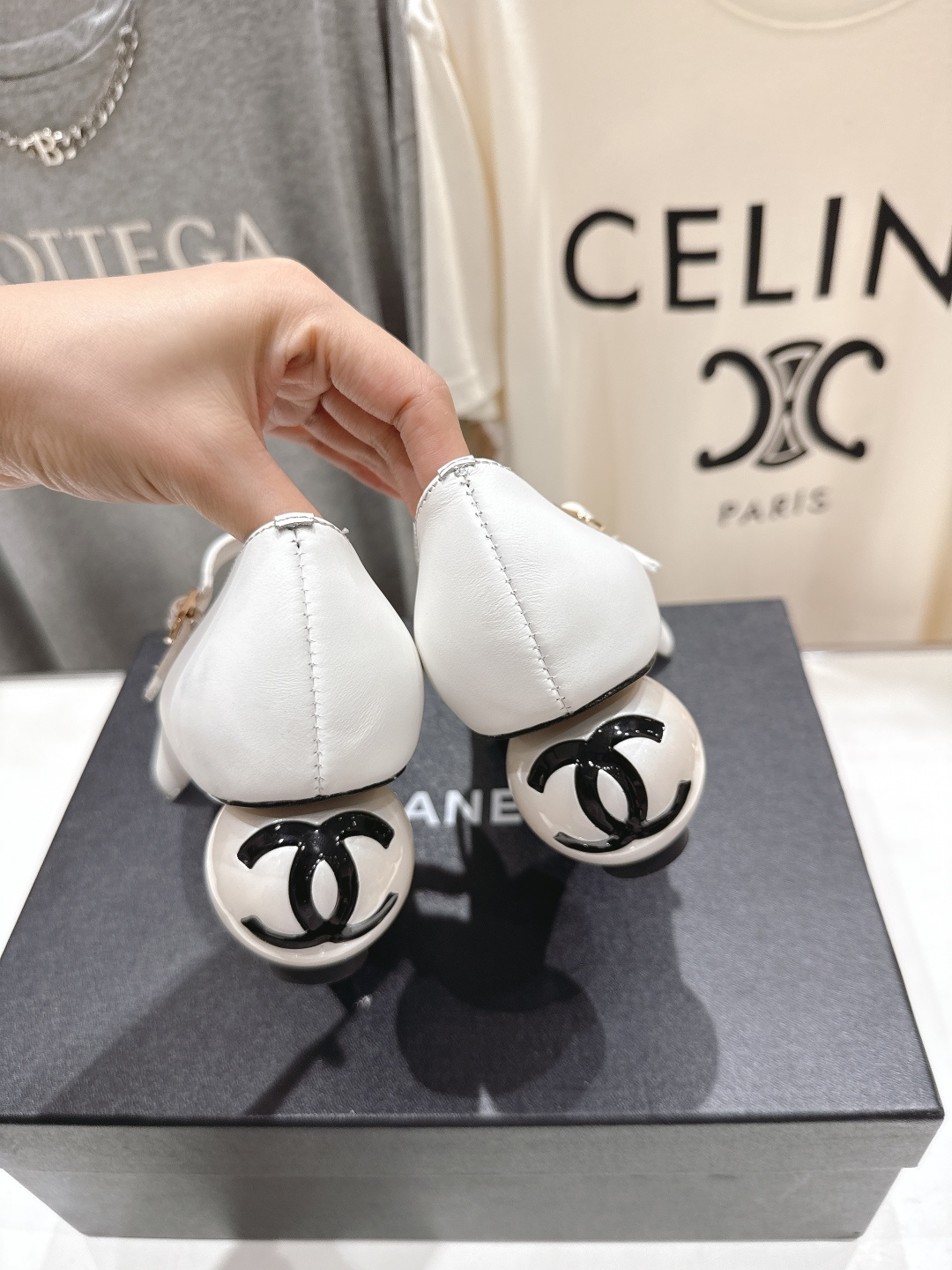 高版本出厂 Chanel/香奈儿小香F013 2026ss早春新款圆球跟玛丽珍高跟鞋时装单鞋简直是时尚作